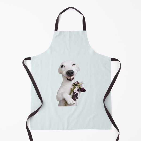 Item preview, Cute smiling dog with flower designed and sold by t-patterns.
