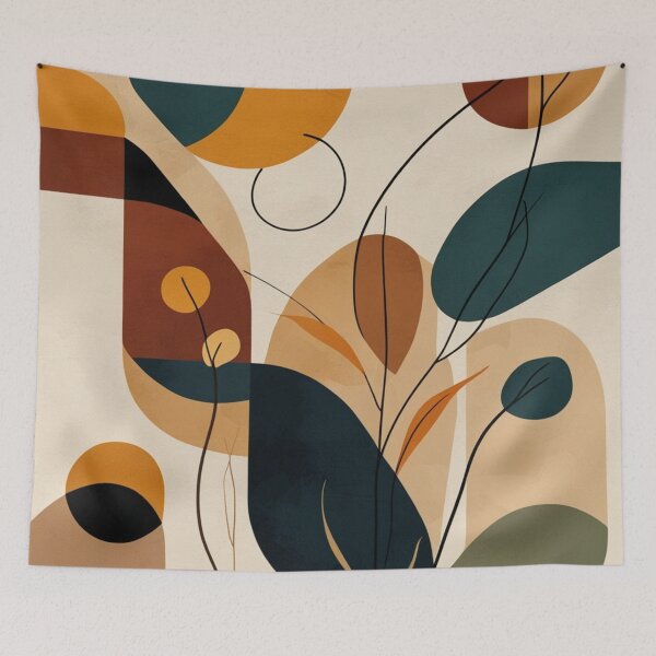 Item preview, Architectural Relief Geometric Wall Mural Art designed and sold by EnmarcArt.