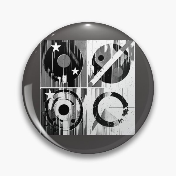 Item preview, cosmic pop geometry age black and white geometric abstract design designed and sold by SmashingDeals.