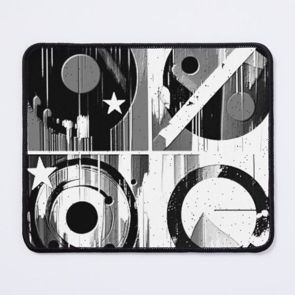 Item preview, cosmic pop geometry age black and white geometric abstract design designed and sold by SmashingDeals.