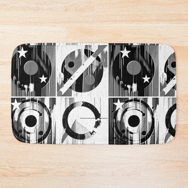 Item preview, cosmic pop geometry age black and white geometric abstract design designed and sold by SmashingDeals.