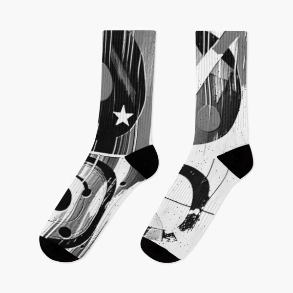 Item preview, cosmic pop geometry age black and white geometric abstract design designed and sold by SmashingDeals.
