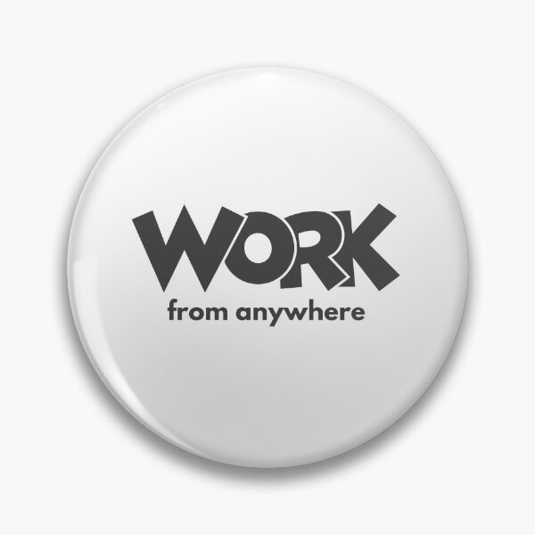 Item preview, Work From Anywhere – Digital Nomad & Remote Work Typography Design designed and sold by StudioAyinla.
