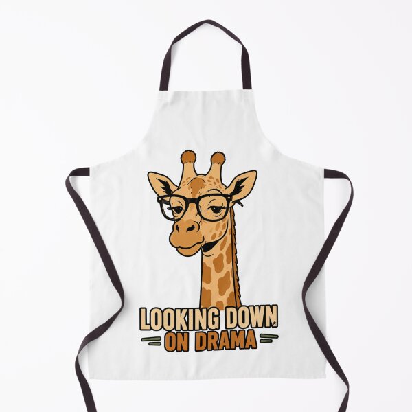 Item preview, Looking Down On Drama Funny Giraffe Shirt Sarcastic Giraffe Tee designed and sold by PINK FREE.