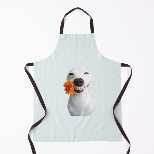 Item preview, Cute smiling dog with flower designed and sold by t-patterns.