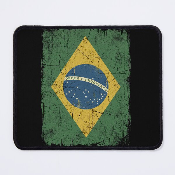 Item preview, Vintage Brazil Flag Distressed Brazilian Pride Heritage Shirt designed and sold by ArcaneArtistry.