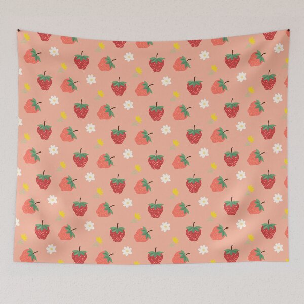 Item preview, Strawberry Pattern Fruit Lovers Design designed and sold by vectalux.