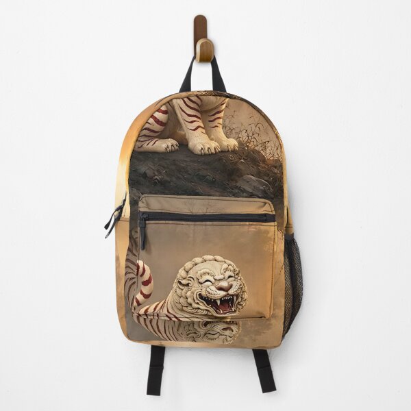 Item preview, Magpie Haetae Baekho by the Lakeside – Korean Mythical Guardian Art designed and sold by K-Tradition.
