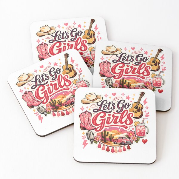 Item preview, Let's Go Girls Western Cowgirl Shirt Design | Retro Country Music Graphic Tee designed and sold by CreativeNest Prints.