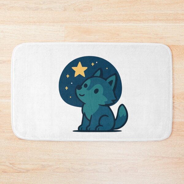 Item preview, Dream Beyond the Trees Wolf - Inspirational Sticker designed and sold by foryouandyours.