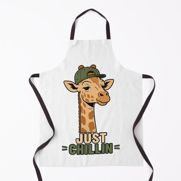 Item preview, Just Chillin Funny Giraffe Shirt Cool Giraffe Snapback Hat Tee designed and sold by PINK FREE.