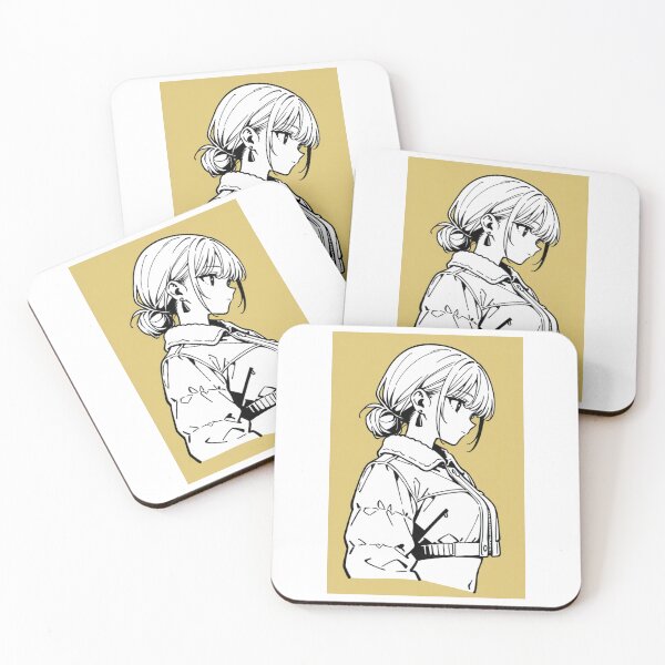 Item preview, Fashion - Woman in White Puffer Jacket Low Bun Anime designed and sold by AnimeShin.