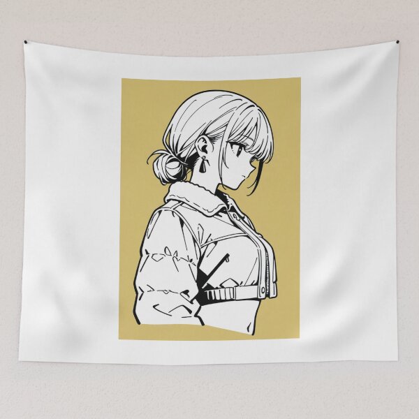 Item preview, Fashion - Woman in White Puffer Jacket Low Bun Anime designed and sold by AnimeShin.