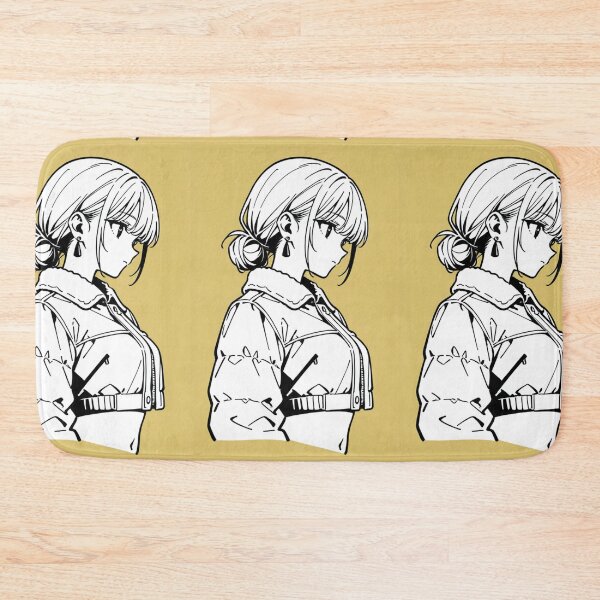 Item preview, Fashion - Woman in White Puffer Jacket Low Bun Anime designed and sold by AnimeShin.