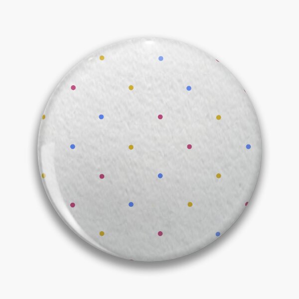 Item preview, Pink, Yellow, and Blue Polka Dots on a White Paper Background, Large Sized Repeating Pattern designed and sold by Nicolette Olivier.