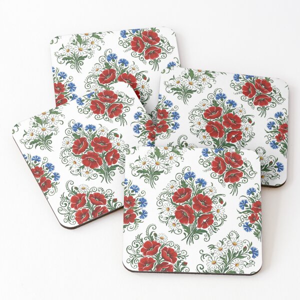 Item preview, Zalipie Polish Folk Floral Pattern designed and sold by Ewa Miller.
