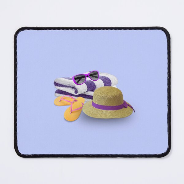 Item preview, Beach hat and sunnies in purple designed and sold by Meli-moo.