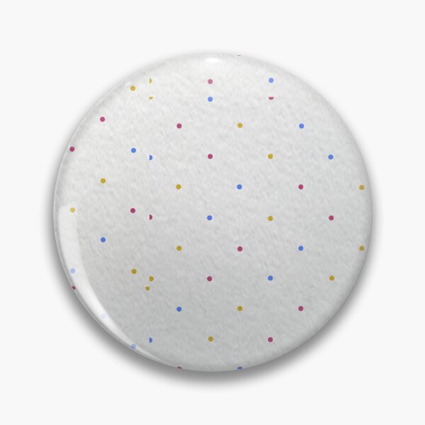 Item preview, Pink, Blue, and Yellow Polka Dots on a White Paper Background, Small Sized Repeating Pattern designed and sold by Nicolette Olivier.