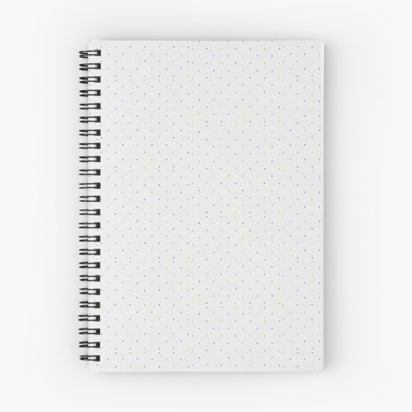 Item preview, Pink, Blue, and Yellow Polka Dots on a White Paper Background, Small Sized Repeating Pattern designed and sold by Nicolette Olivier.