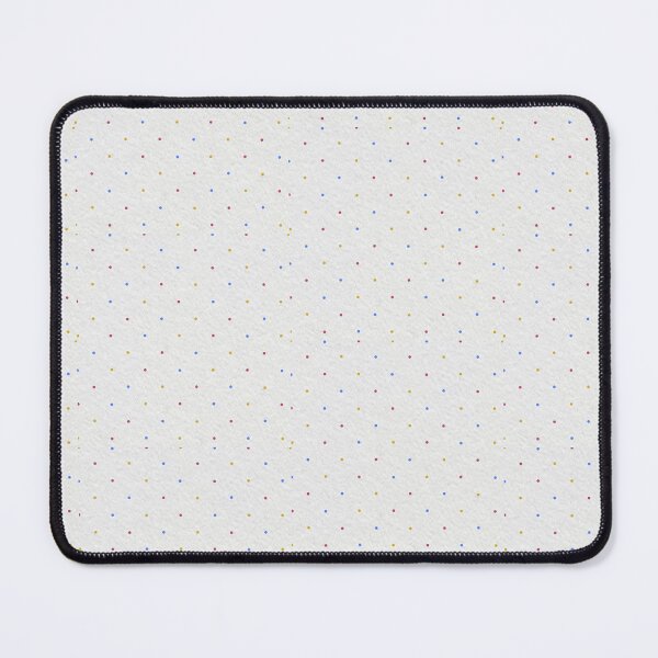 Item preview, Pink, Blue, and Yellow Polka Dots on a White Paper Background, Small Sized Repeating Pattern designed and sold by Nicolette Olivier.