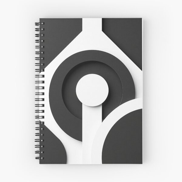 Item preview, Bold Minimalist Geometric Pattern in Black and White designed and sold by IntelliMindDesigns.