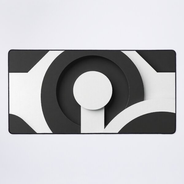 Item preview, Bold Minimalist Geometric Pattern in Black and White designed and sold by IntelliMindDesigns.