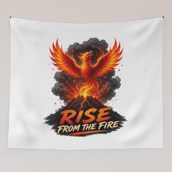 Item preview, Rise From The Fire | Phoenix Volcano designed and sold by NatureHarmony16.
