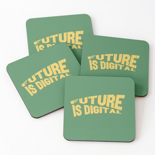 Item preview, Future Is Digital – Futuristic Technology Typography Design designed and sold by StudioAyinla.