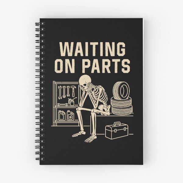 Item preview, Waiting On Parts Funny Skeleton Mechanic designed and sold by charoen-design.