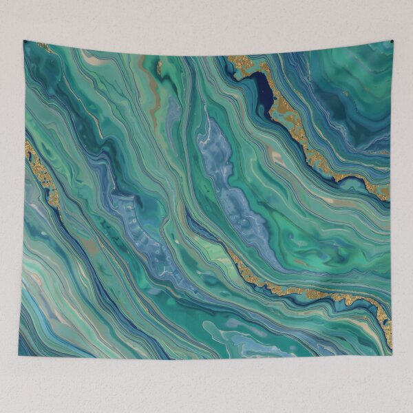 Item preview, Gold Greens Blue Marble designed and sold by SeaStarAlex.