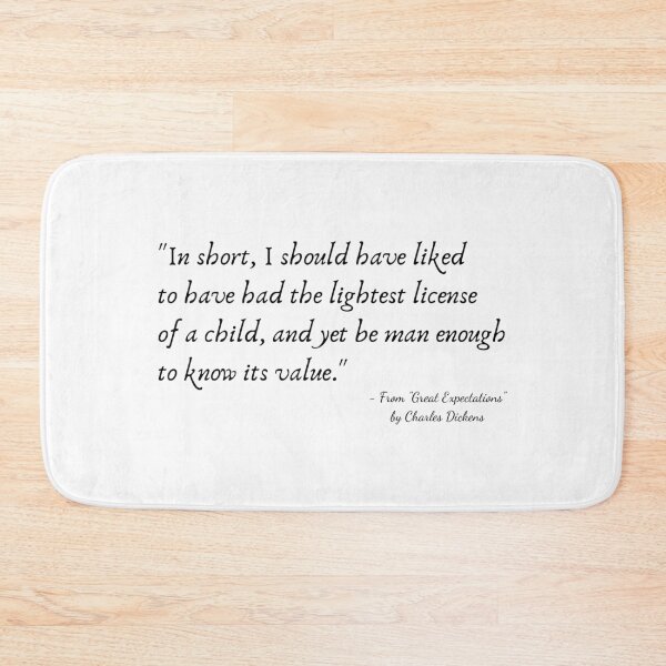 Item preview, A Quote from "Great Expectations" by Charles Dickens designed and sold by Poemit.