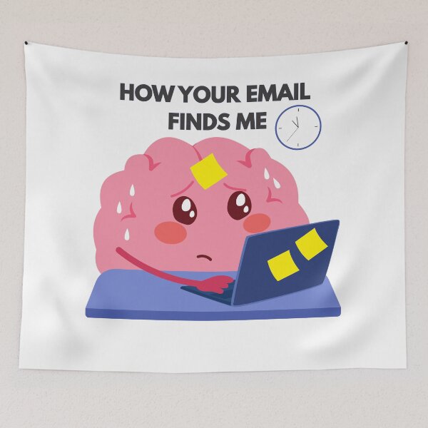 Item preview, How your email finds me  designed and sold by PrintyRelatable.