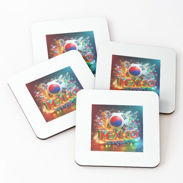 Item preview,  Mexico FIFA World Cup With Korean Flag Bright 3D  designed and sold by PaintMeWorld.