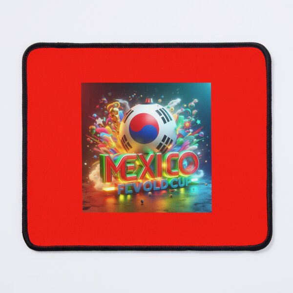 Item preview, Mexico FIFA World Cup With Korean Flag Bright 3D designed and sold by PaintMeWorld.