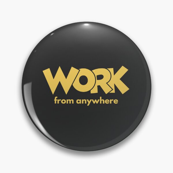 Item preview, Work From Anywhere – Digital Nomad & Remote Work Typography Design designed and sold by StudioAyinla.
