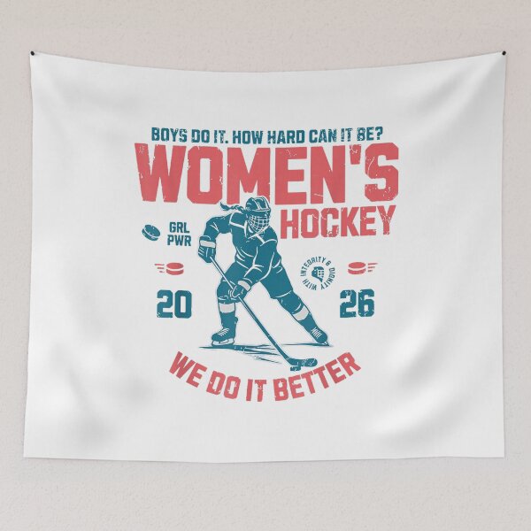 Item preview, Women’s Hockey Girl Power 2026 Design designed and sold by WoodrowCaldwell.