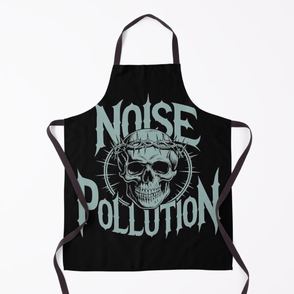 Item preview, Noise Pollution Death Metal Gothic Skull Streetwear designed and sold by Thompika.