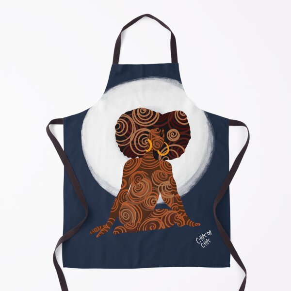 Item preview, Serenity | Afrocentric Moonlight Silhouette Art designed and sold by ChaChaCreates.