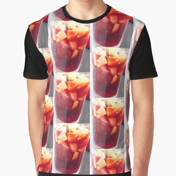 Köstliche erfrischende Sangria Grafik T-Shirt