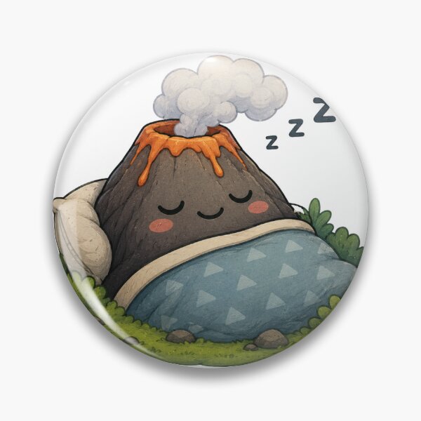 Item preview, Currently Not Erupting | Cute Sleeping Volcano designed and sold by NatureHarmony16.