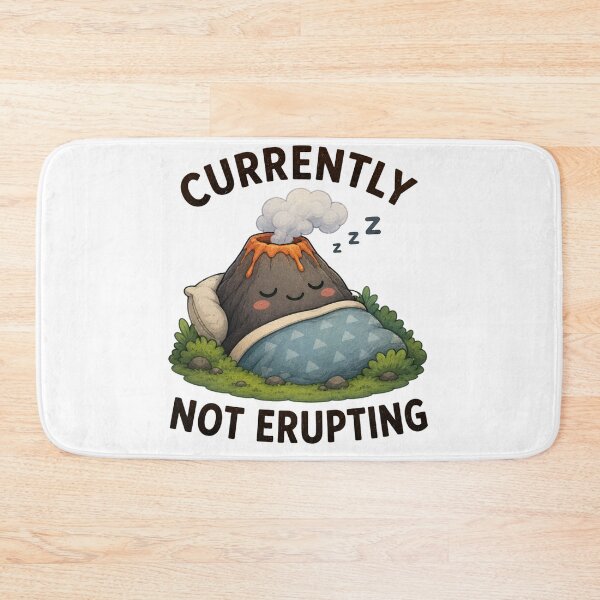 Item preview, Currently Not Erupting | Cute Sleeping Volcano designed and sold by NatureHarmony16.