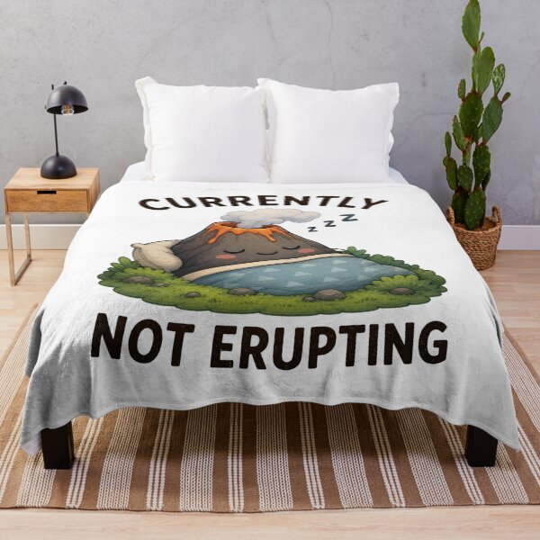 Item preview, Currently Not Erupting | Cute Sleeping Volcano designed and sold by NatureHarmony16.