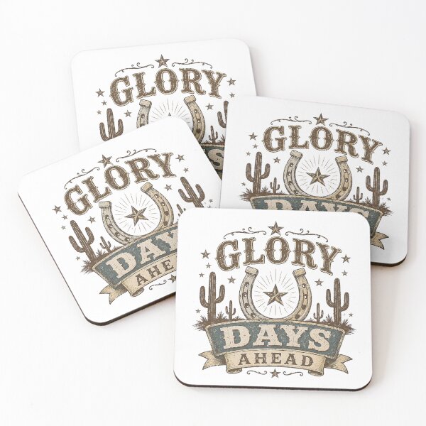 Item preview, Días de gloria por delante. Herradura de vaquero del oeste. Diseño retro campestre. designed and sold by SoulThread Studio.