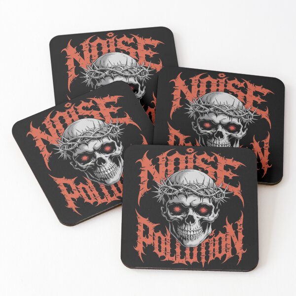 Item preview, Noise Pollution Death Metal Gothic Skull Streetwear designed and sold by Thompika.