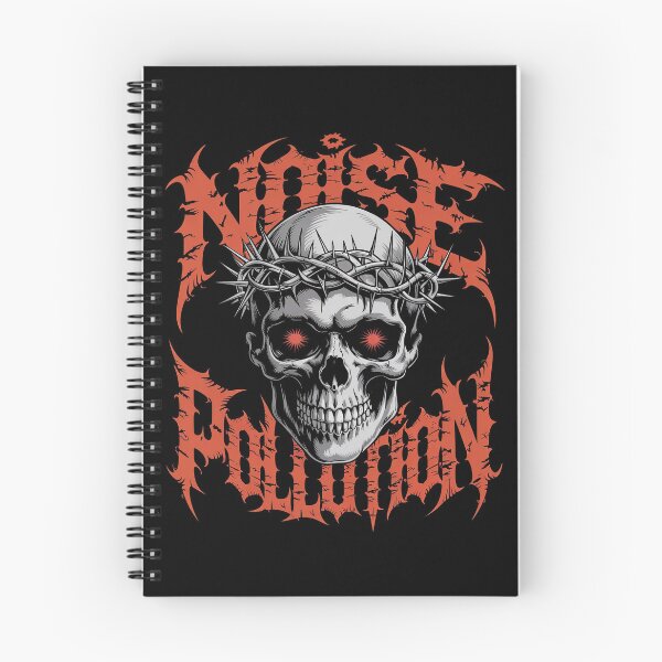 Item preview, Noise Pollution Death Metal Gothic Skull Streetwear designed and sold by Thompika.
