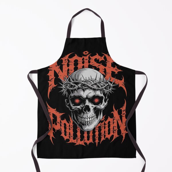 Item preview, Noise Pollution Death Metal Gothic Skull Streetwear designed and sold by Thompika.