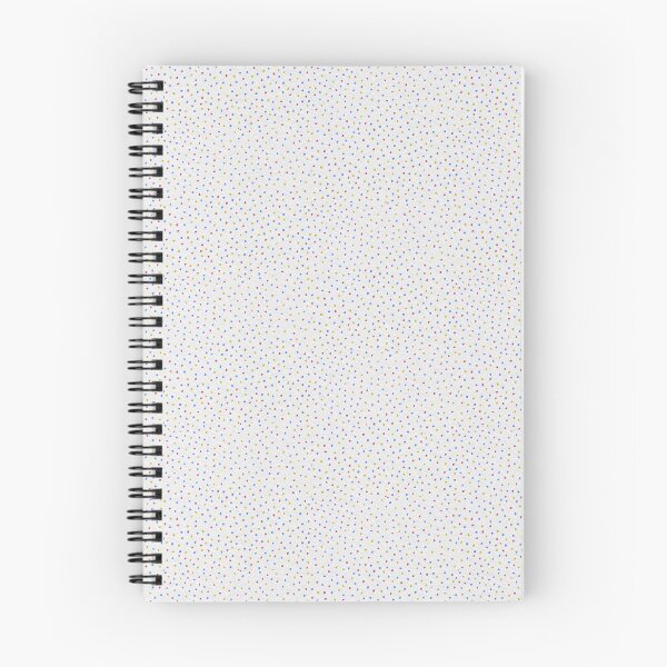 Item preview, Pink, Blue, and Yellow Organic Drawn Polka Dots on a White Paper Background, Small Sized Repeating Pattern designed and sold by Nicolette Olivier.