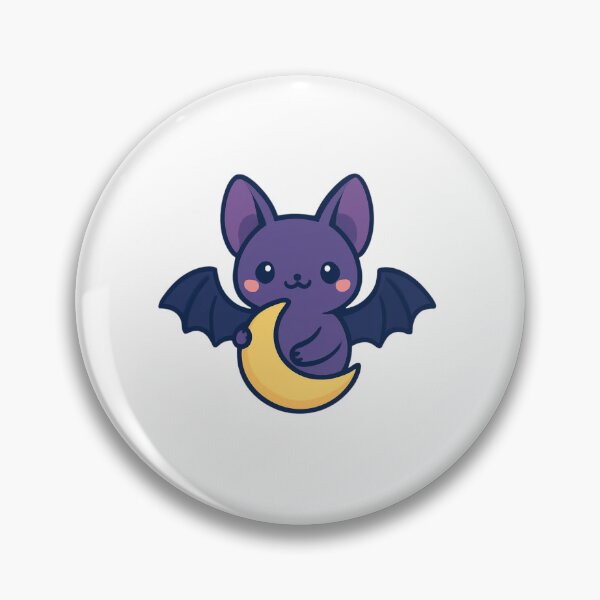 Item preview, Night Magic Bat - Cute Forest Kawaii Sticker designed and sold by foryouandyours.
