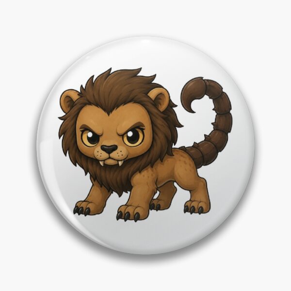 Item preview, Manticore Mythology Mascot Design designed and sold by The Dark Files.