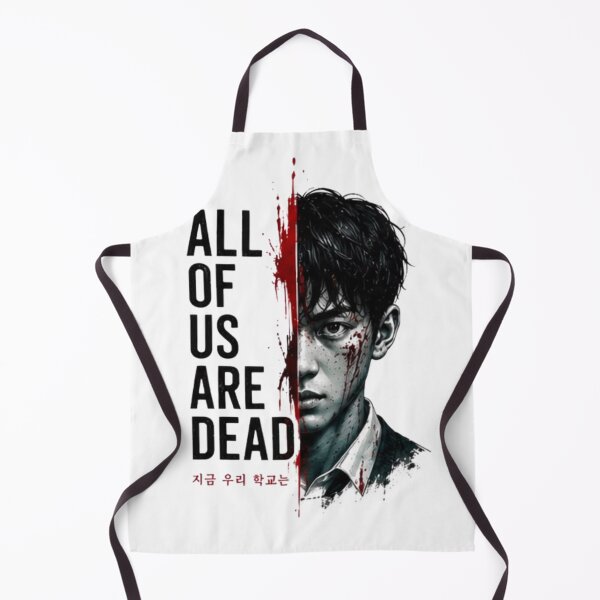 Item preview, All Of Us Are Dead Half Human Half Zombie Portrait Design designed and sold by novaduman.